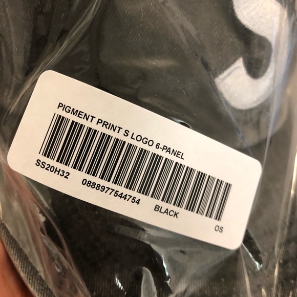 Supreme Pigment S Logo 6 Panel Hat SS20 - Picture 3 of 3